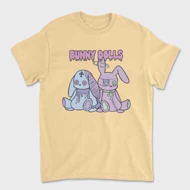 Bunny Dollz, Tricou Barbati (Unisex)