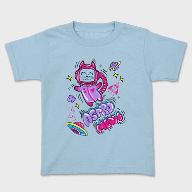 Cat Astronaut Meow, Tricou Copii