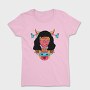 Cyber Pink Horns, Tricou Femei