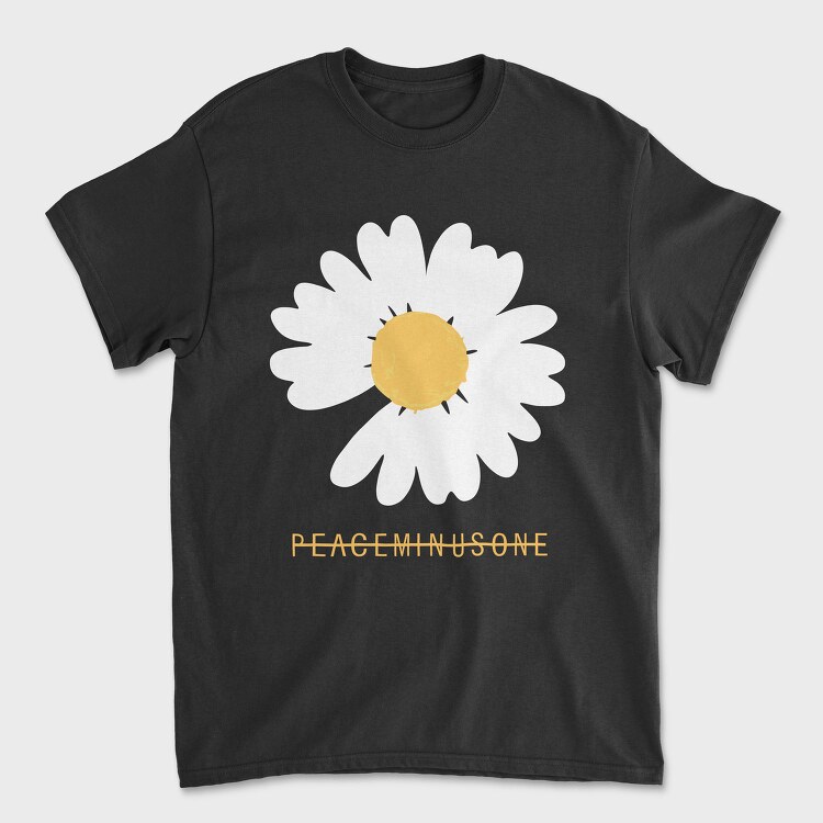 Daisy Peace Minus One, Tricou Barbati (Unisex)