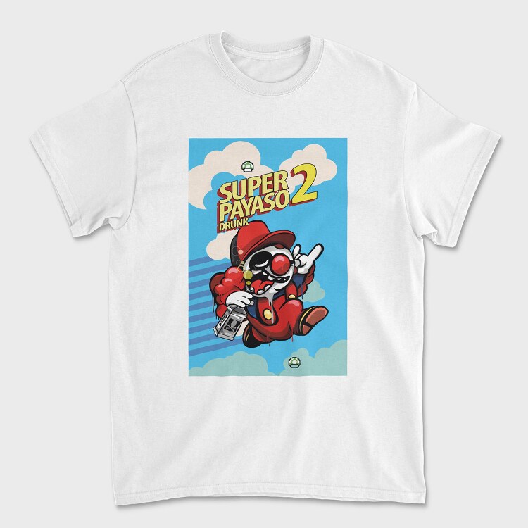 Drunk Clown Cloud, Tricou Barbati (Unisex)