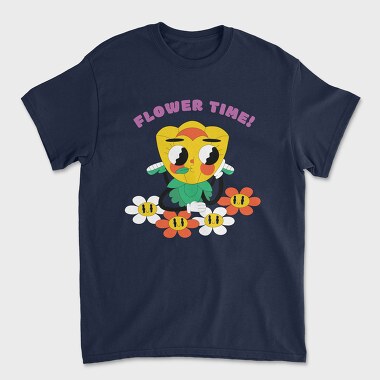 Flower Power Time, Tricou Barbati (Unisex)