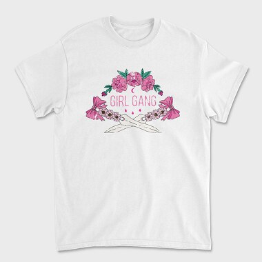 Girl Gang Blooms, Tricou Barbati (Unisex)
