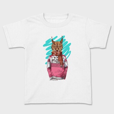 Lynx Sweater Scarf, Tricou Copii