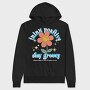 Groovy Flower Vibes, Hanorac Oversize Barbati (Unisex)