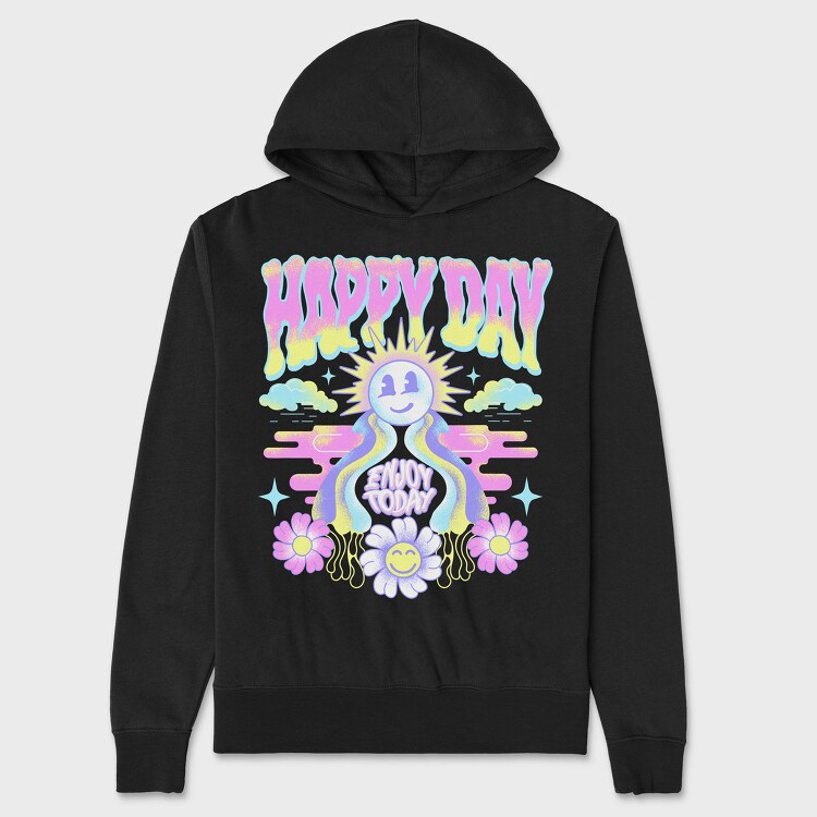 Happy Day Dreamer, Hanorac Oversize Barbati (Unisex)