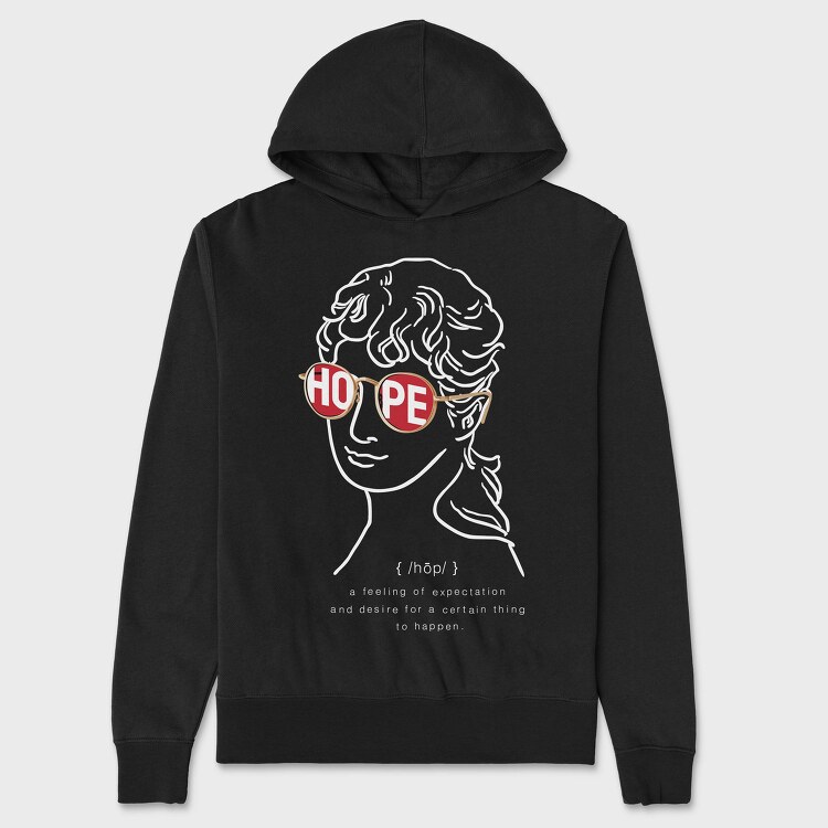 Hope In Shades, Hanorac Oversize Barbati (Unisex)