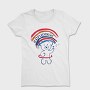 Rainbow Bear Vibes, Tricou Femei