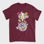 Panda Pop Art Blooms, Tricou Barbati (Unisex)