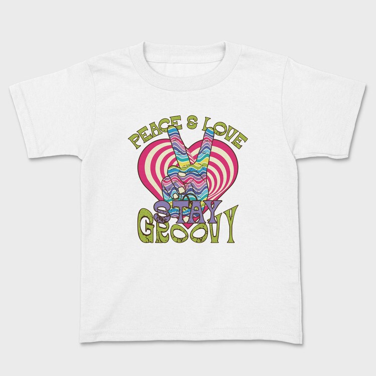 Peace Love Vibes, Tricou Copii