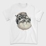 Pug Pilot Goggles, Tricou Barbati (Unisex)