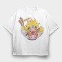 Ramen Ninja Vibes, Tricou Oversize Barbati (Unisex)