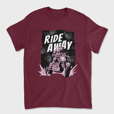 Ride Away Racer, Tricou Barbati (Unisex)