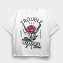 Rose Blade Maker, Tricou Oversize Barbati (Unisex)