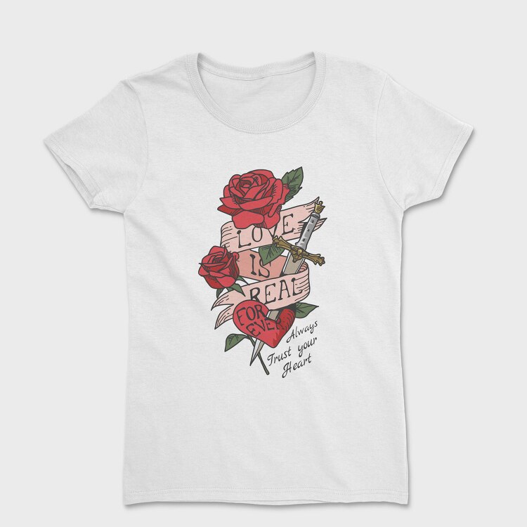 Rose Love Dagger, Tricou Femei