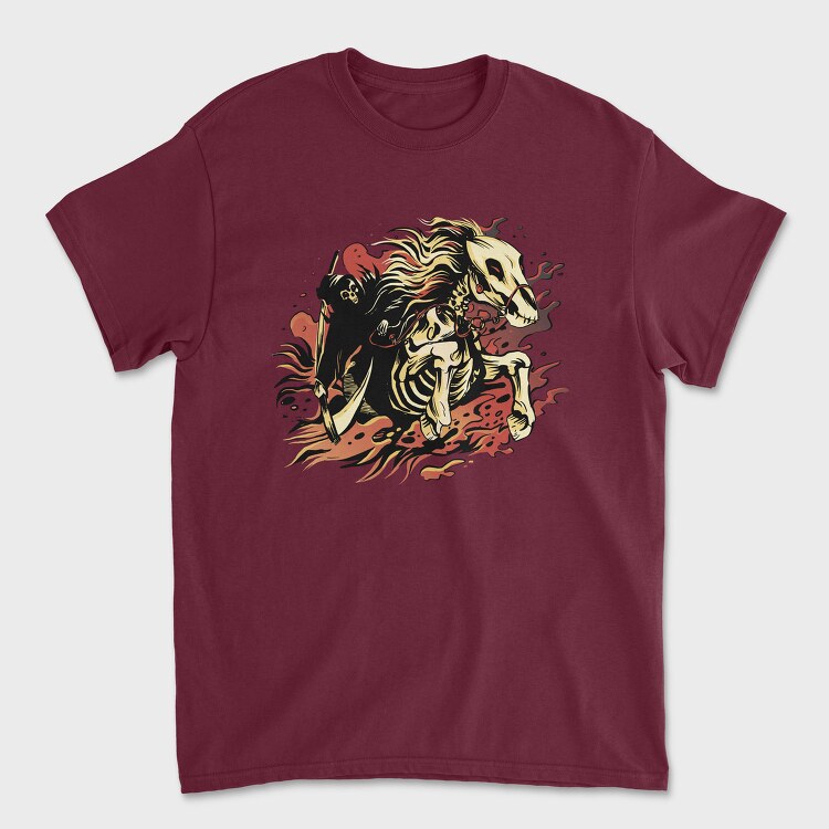 Skeleton Fire Dance, Tricou Barbati (Unisex)