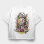 Skull Streetwear Dreams, Tricou Oversize Barbati (Unisex)