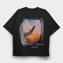 Skyview Adventure, Tricou Oversize Barbati (Unisex)