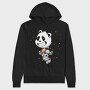 Space Panda Explorer, Hanorac Oversize Barbati (Unisex)