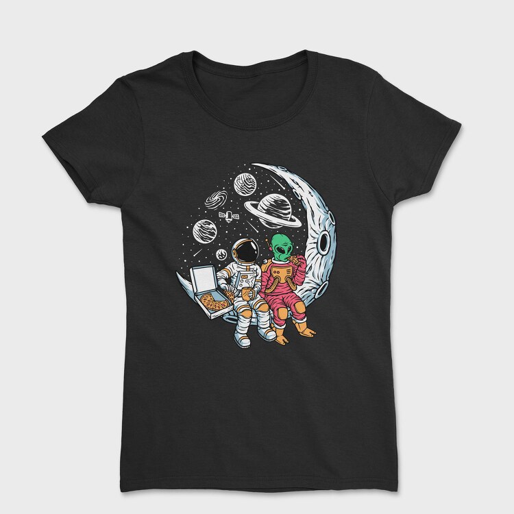 Space Pizza Astronauts, Tricou Femei