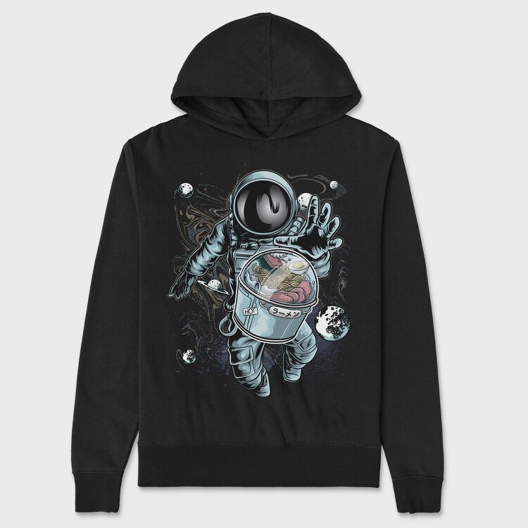 Space Ramen Astronaut, Hanorac Oversize Barbati (Unisex)