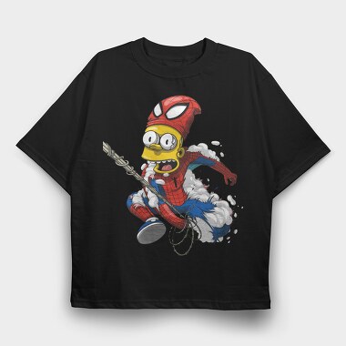 Spider Simpson Escape, Tricou Oversize Barbati (Unisex)