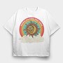 Sunshine Vibes, Tricou Oversize Barbati (Unisex)