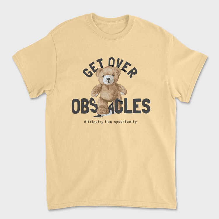 Teddy Bear Obstacle, Tricou Barbati (Unisex)