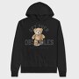 Teddy Bear Obstacle, Hanorac Oversize Barbati (Unisex)