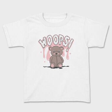 Teddy Bear Oops Vibes, Tricou Copii