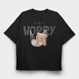 Teddy Net Relax, Tricou Oversize Barbati (Unisex)