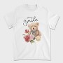 Teddy Rose Smile, Tricou Barbati (Unisex)