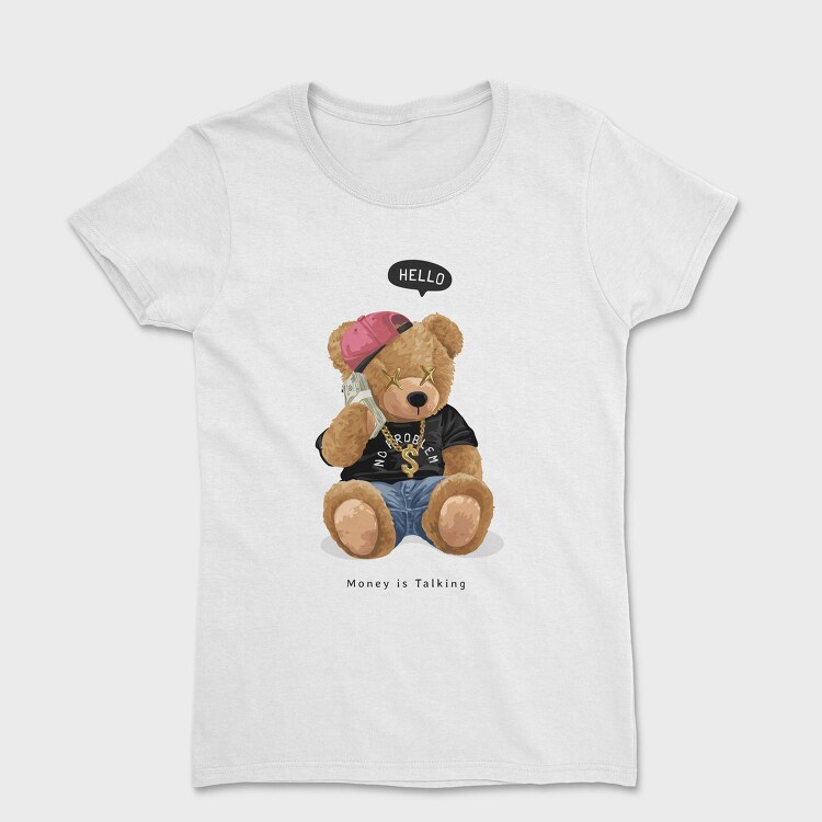 Teddy Streetwear Vibes, Tricou Femei