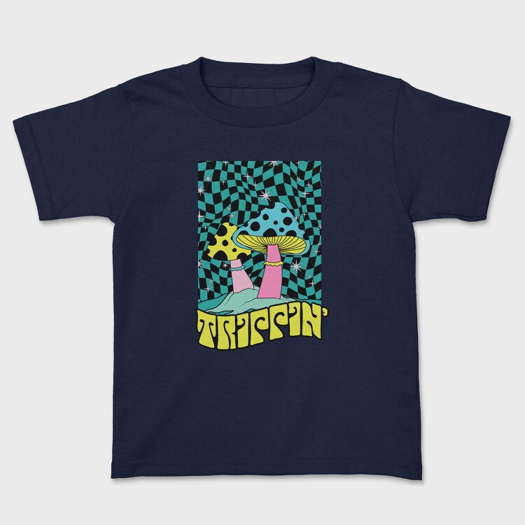 Trippin Mushroom Vibes, Tricou Copii
