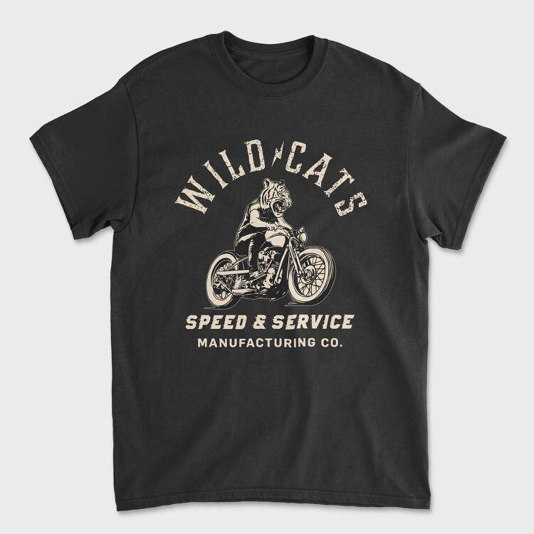Wildcat Speed Rider, Tricou Barbati (Unisex)