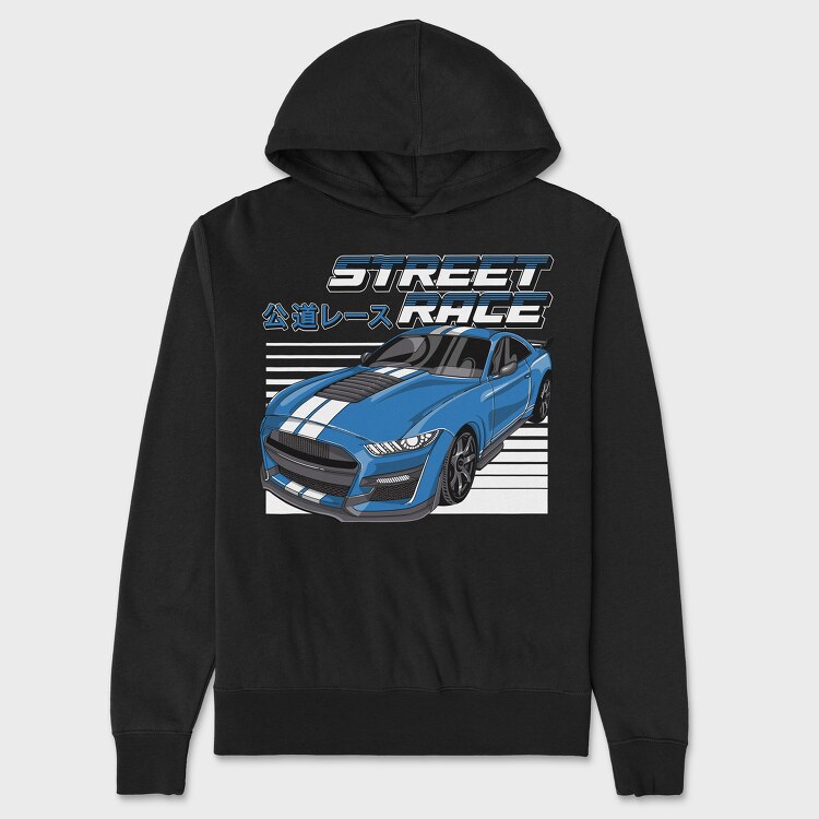 Street Race, Hanorac Oversize Barbati (Unisex)