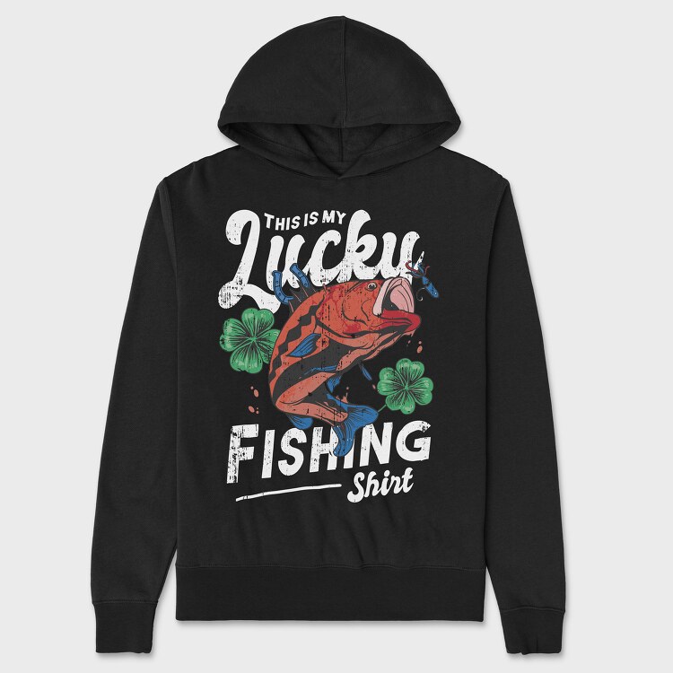 Lucky Fishing, Hanorac Oversize Barbati (Unisex)