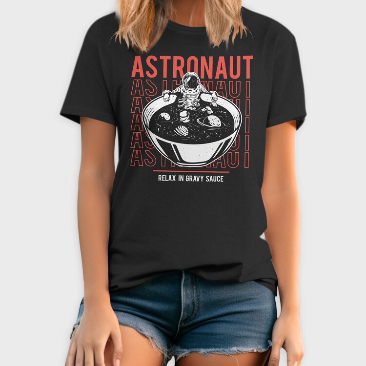 Astronaut Gravy Bowl, Tricou Barbati (Unisex)