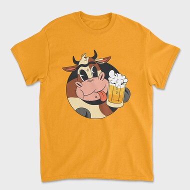 Cow Beer, Tricou Barbati (Unisex)