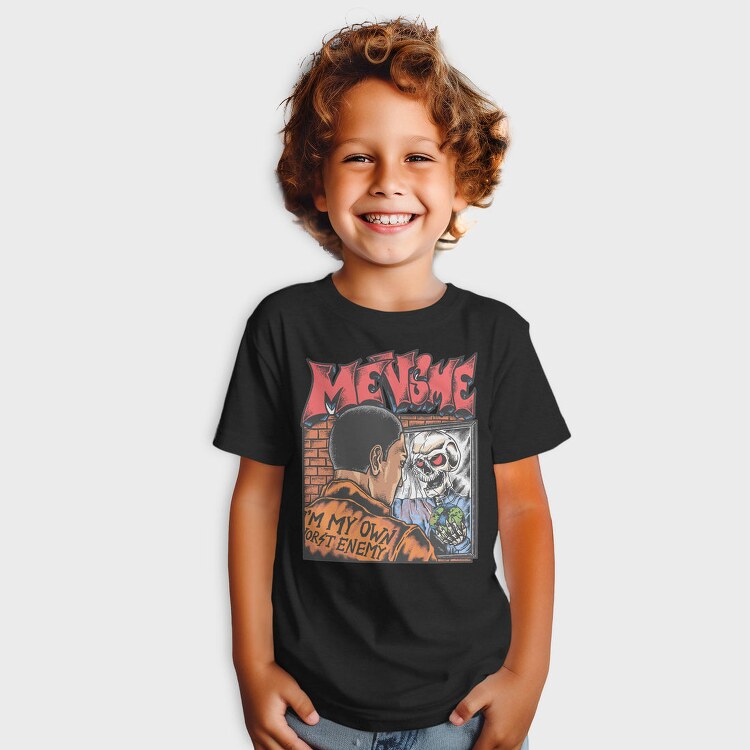 Mens Skull Mirror, Tricou Copii