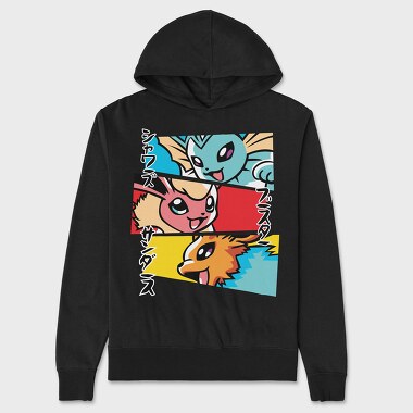 Pokemon 2, Hanorac Oversize Barbati (Unisex)