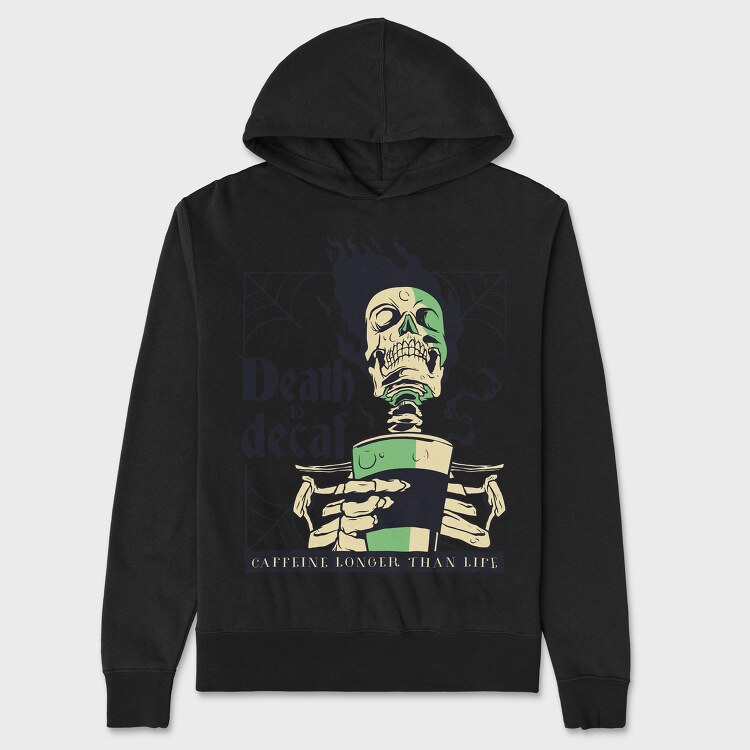 Death to Decaf, Hanorac Oversize Barbati (Unisex)