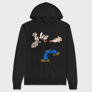 Popeye 18, Hanorac Oversize Barbati (Unisex)