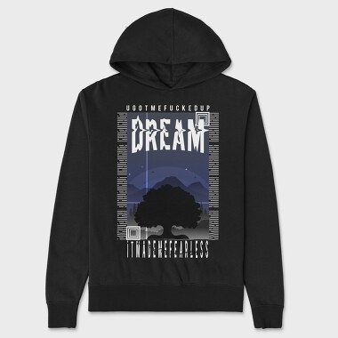 Dream 2, Hanorac Oversize Barbati (Unisex)