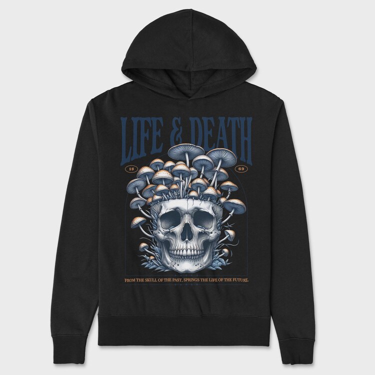 Trend Life Death, Hanorac Oversize Barbati (Unisex)