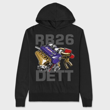 RB26 DETT, Hanorac Oversize Barbati (Unisex)