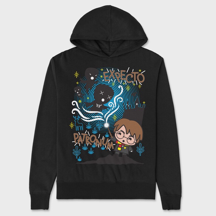 Expecto Patronum Harry Potter, Hanorac Oversize Barbati (Unisex)