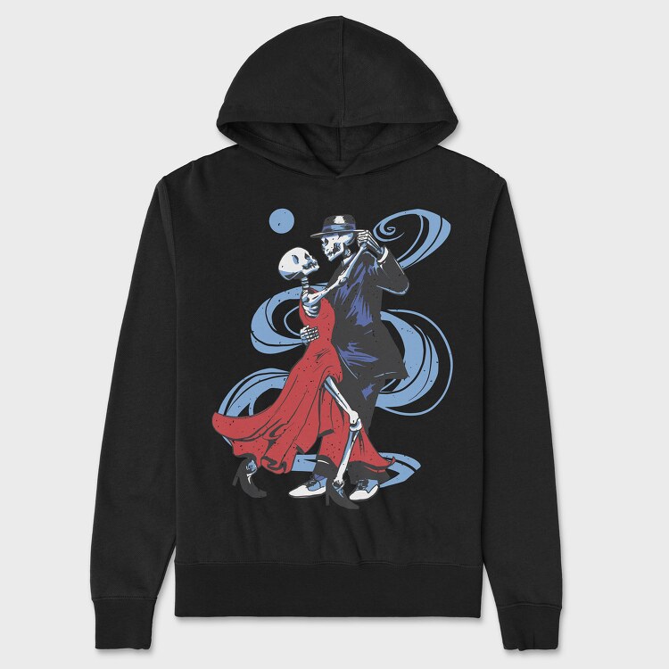 Dancing Skeletons, Hanorac Oversize Barbati (Unisex)