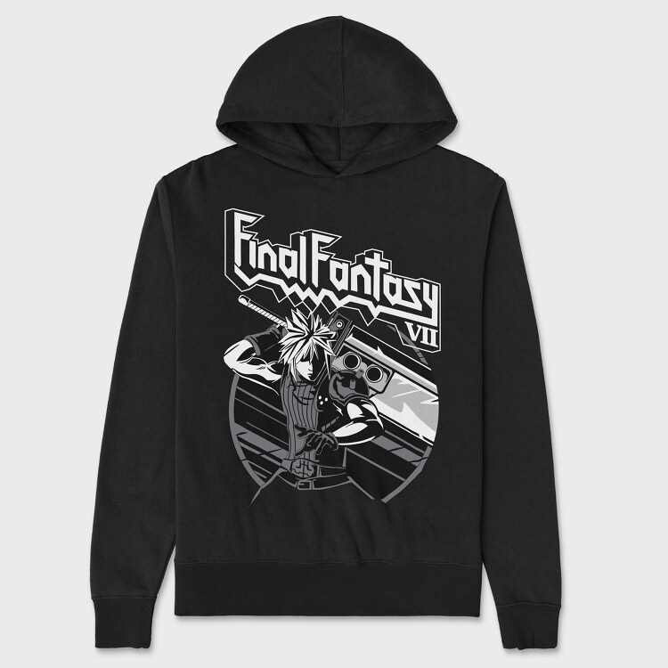 Final Fantasy 7, Hanorac Oversize Barbati (Unisex)