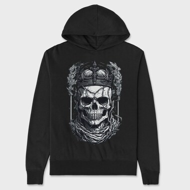 Skull Crown, Hanorac Oversize Barbati (Unisex)